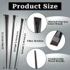 12 Pack Angled Eyeliner Brush Set Eyebrow Brushes, Flat Eyebrow Tint Brush, Ultra Thin Makeup Brush, Fine Slanted Eyebrow Brush Applicator, Eye Makeup Brush Applicator view 4