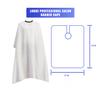 Nicoc Waterproof Polyester Haircut Cape, Extra Large Professional Salon Barber Cape, Hair Cutting Cape For Men, Women And Kids (White) view 2