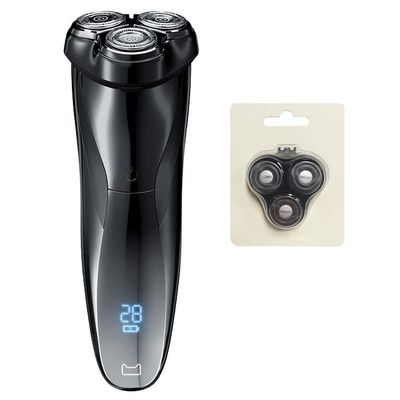 BJFSEAFN 3D Electric Shaver Razor for Men IPX7 Waterproof Wet Dry Dual Use LCD Display Face Beard Shaving Razor(Add 1 Razor Head)