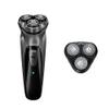 BJFSEAFN Electric Shaver Men's Electric Razor Triple Blade Shaving Machines USB Rechargeable Beard Trimmer High Power(Silver 1 Razor Head) view 1
