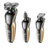 BJFSEAFN 3 in 1 Electric Shaver 3D Floating Beard Razor IPX4 Waterproof Rechargeable Nose Hair Trimmer Men Hair Cutting Machine(Blue) view 2