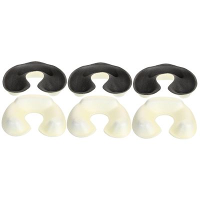 Beatifufu 3pcs Hair Stylist Essentials Hair Perming Neck Tray Salon Hairdressing Neck Tray Perm Container