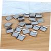 Beatifufu 180pcs Empty Square Stainless Steel Makeup Pans for Eyeshadow Blusher Pressed Powder Tins for Cosmetics Versatile Makeup Storage view 2