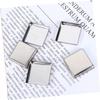 Beatifufu 180pcs Empty Square Stainless Steel Makeup Pans for Eyeshadow Blusher Pressed Powder Tins for Cosmetics Versatile Makeup Storage view 3