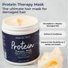 Agua de Cielo Protein Therapy Hair Mask for Damaged Hair - Strengthens, Conditions & Improves Elasticity, With Argan Oil, Collagen, & Hydrolyzed Keratin - 16 Oz view 2