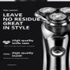BJFSEAFN Men's Electric Shaver Waterproof 3D Rotary Shaver Fast Rechargeable with Intelligent Cleaning System Facial Shaver view 4