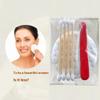 50Pcs Individually Wrapped Makeup Remover Pads Kit;Each Includes 2 Cotton Pads 4 Cotton Swabs and Nail File; Travel Facial Cotton Pads Vanity Kit - Face Lips Nails Makeup Removal Cleansing Outdoors view 3