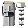 BJFSEAFN Cordless Metal Hair Shaver for Men Beard Electric Shaver Razor Fade Bald Head Shaving Machine view 1