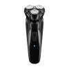 BJFSEAFN Electrical Rotary Shaver for Men 3D Floating Blade Washable Type-C USB Rechargeable Shaving Beard Machine(Black) view 1