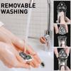 BJFSEAFN Electrical Rotary Shaver for Men 3D Floating Blade Washable Type-C USB Rechargeable Shaving Beard Machine(Black) view 4