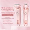 RSPGMKIX 2 in 1 Electric Shaver Razors for Women, Female Shaver for Private Area with Detachable Head Cordless,Waterproof Wet Dry (Pink),Pink view 2