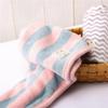 LLLSSS Ladies Coral Fleece Hair Drying Cap Absorbent Striped Towel Bathroom Towel Bath Towel Microfiber Home view 4