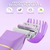 Bikini Trimmer for Women, Tiovara Painless Electric Razors Shaver IPX7 Waterproof Cordless Body Hair Trimmer Pubic Hair Removal with USB Charge Dock for Underarm Leg Arm Body Face Silk Skin (Purple) view 4