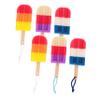 SKISUNO Ice Shaped Bath Towel Shower Sponge Scrubber Brush Popsicle Sponge Bath Exfoliating Washer Random Color view 1