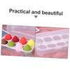 HAPINARY 2pcs Makeup Sponge Storage Box Large Capacity Organizer with Compartments Durable Dustproof Cases for Powder Puff and for Home and Travel view 2