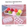 HAPINARY 2pcs Makeup Sponge Storage Box Large Capacity Organizer with Compartments Durable Dustproof Cases for Powder Puff and for Home and Travel view 3