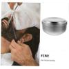 minkissy 2pcs Stainless Steel Shaving Bowl Lid Men Shaving Soap Container for Home Use Practical Design for Easy Storage and view 4
