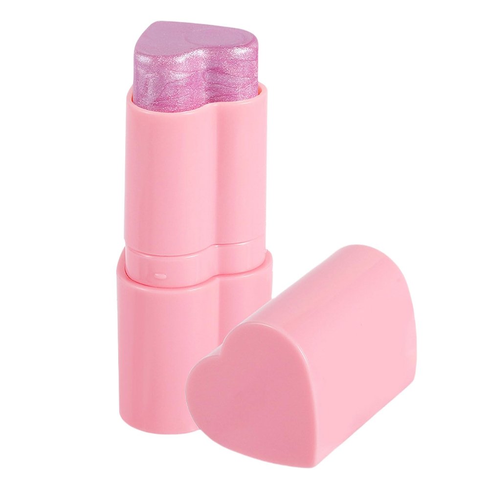 2 In 1 Portable Cheek Blusher And Highlighter Stick For Face Makeup Easy Application Fashionable Cosmetic Essential