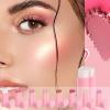 2 In 1 Portable Cheek Blusher And Highlighter Stick For Face Makeup Easy Application Fashionable Cosmetic Essential view 2