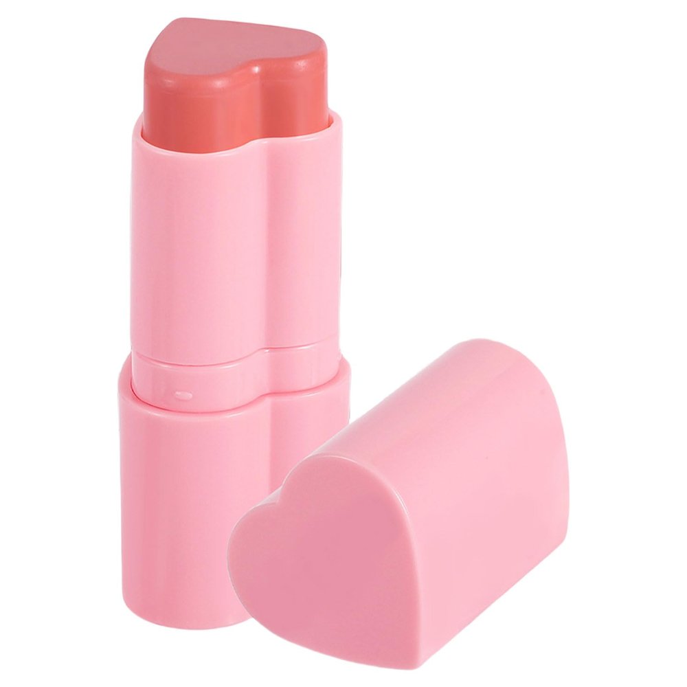2 In 1 Portable Cheek Blusher And Highlighter Stick For Face Makeup Easy Application Fashionable Cosmetic Essential