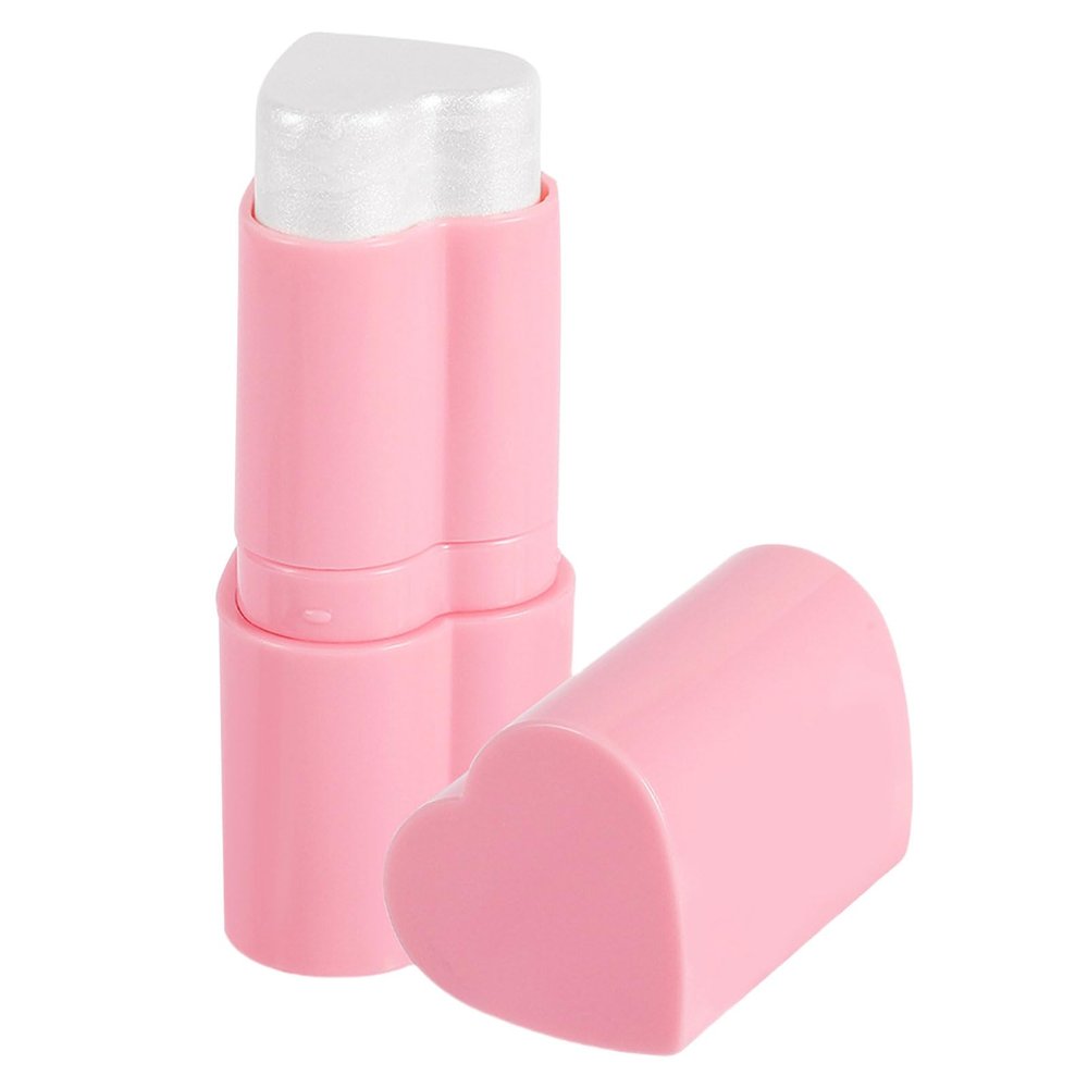 2 In 1 Portable Cheek Blusher And Highlighter Stick For Face Makeup Easy Application Fashionable Cosmetic Essential
