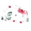 2 Pieces Scrub Caps Women Womens Scrub Cap Cute Scrub Caps Women for Home Dots Rose Flowers Leaves view 1