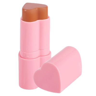 2 In 1 Portable Cheek Blusher And Highlighter Stick For Face Makeup Easy Application Fashionable Cosmetic Essential