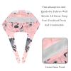 2 Pieces Scrub Caps Women Scrub Caps Women Ponytail Nursing Scrub Caps for Nurse Flowers Animal Floral Multicoloured view 4