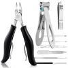 SOUTHMAN Toenail Clippers for Thick & Ingrown Nails Toenail Clippers Kits Stainless Steel Super Sharp Curved Blade Grooming Nail Tool for Man & Women Nail Clippers (9pcs) view 1
