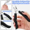 SOUTHMAN Toenail Clippers for Thick & Ingrown Nails Toenail Clippers Kits Stainless Steel Super Sharp Curved Blade Grooming Nail Tool for Man & Women Nail Clippers (9pcs) view 3
