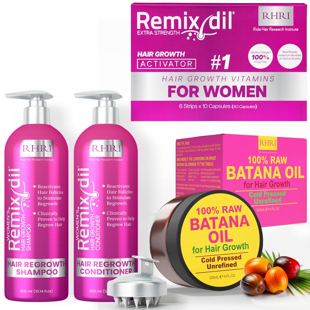 Hair Growth Kit :Hair Growth Shampoo and Conditioner Set for Women | Effective Hair Regrowth Treatment | Strengthening, Thickening & Soothing Formula for Healthy, Vibrant Hair