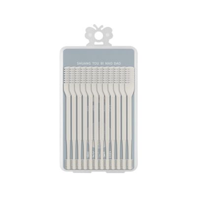 2-in-1 Nasal Hair Cutter, 2024 Upgraded Double Sided Nose Hair Knife, Nostril Hair Remover Tool 360 Rotating Nose Hair Trimmer, Manual Nose Hair Trimmer With Ear Picker for Women Men ( 24 Pcs)(12 pie