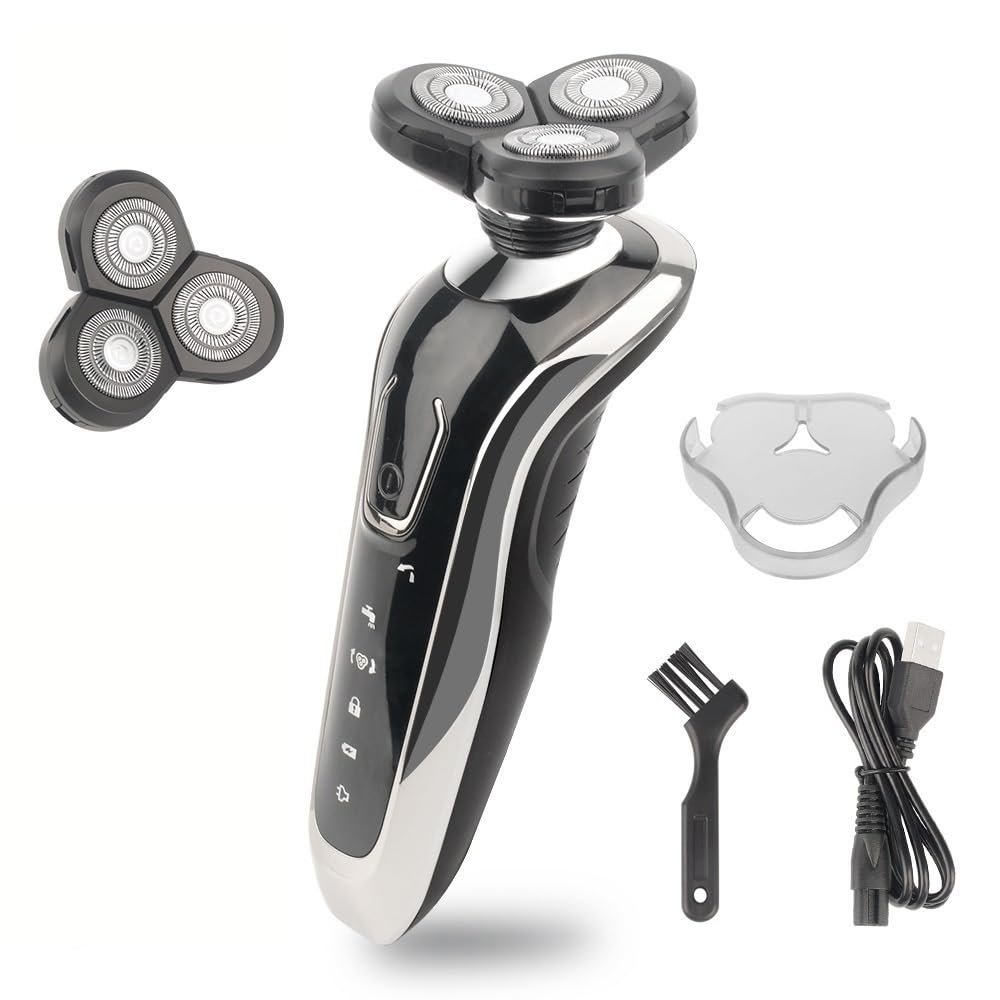 BJFSEAFN Shaver for Men Electric Shaver Powerful Beard Shaving Machine Electric Razor Rechargeable Waterproof(Withbox 1 Head)