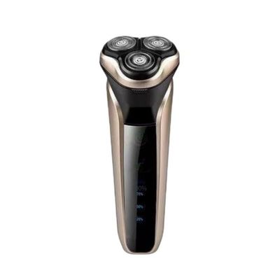 BJFSEAFN Men's Electric Shaver with LED Power Display/Washable Head/USB Fast Charging Floating Head Home Portable Travel Shaver(Gold)