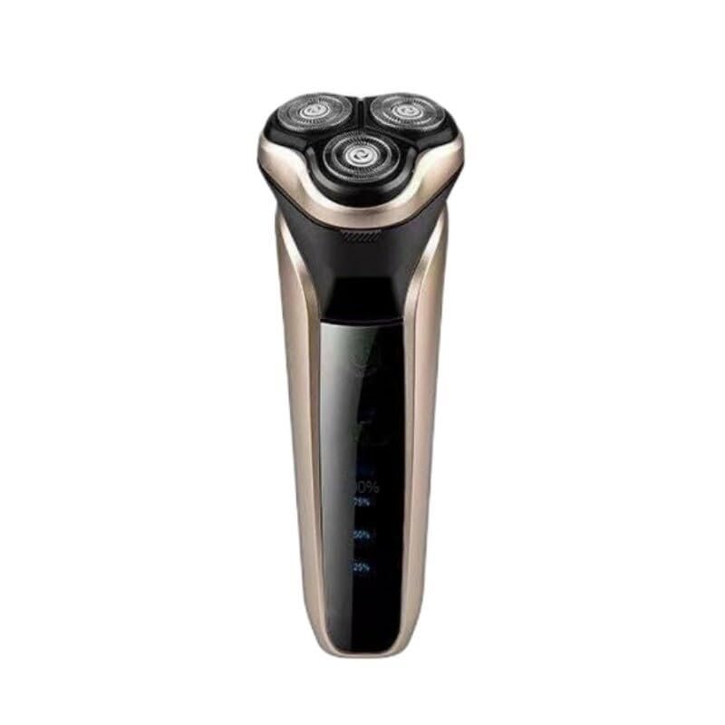 BJFSEAFN Men's Electric Shaver with LED Power Display/Washable Head/USB Fast Charging Floating Head Home Portable Travel Shaver(Gold)