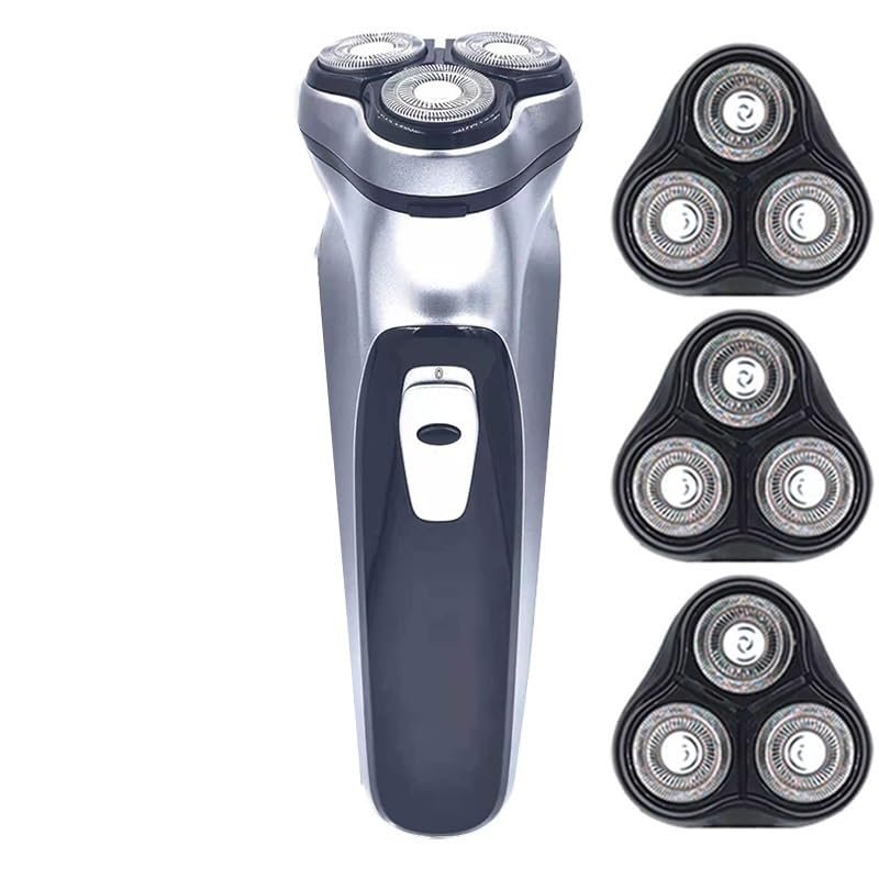 BJFSEAFN Electric Shaver Clipper Mens Razor Beard Trimmer Shaver for Men Portable Shaving Machine Hair Clipper Facial Epilato(3head)