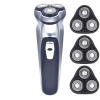 BJFSEAFN Electric Shaver Clipper Mens Razor Beard Trimmer Shaver for Men Portable Shaving Machine Hair Clipper Facial Epilato(3head) view 1