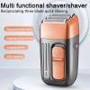 BJFSEAFN Shaver for Men Electric Shaver Mini Shaver Portable Electric Razor USB Rechargeable Beard Shaver Shaving Machine Small view 2