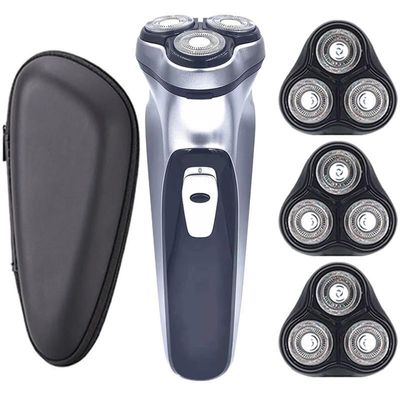 BJFSEAFN Electric Shaver Clipper Mens Razor Beard Trimmer Shaver for Men Portable Shaving Machine Hair Clipper Facial Epilato(3head Box)
