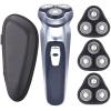 BJFSEAFN Electric Shaver Clipper Mens Razor Beard Trimmer Shaver for Men Portable Shaving Machine Hair Clipper Facial Epilato(3head Box) view 1