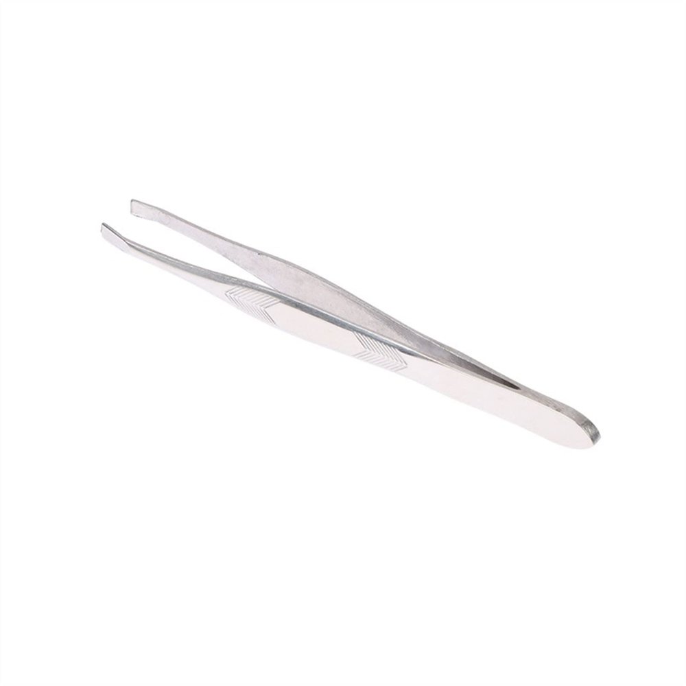 EDCWDTYYEC Eyebrow Tweezers 1PCS Eyebrow Tweezer Stainless Steel Slant Tip Eyes Tweezer Clip for Face Hair Removal Make Up Tools (Color : 01) Tweezers