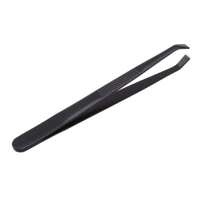 EDCWDTYYEC Eyebrow Tweezers 1PC Eyebrow Tweezer Make Up Tools Pince Epiler Eyebrow Tweezer Stainless Steel Slant Tip Eyes Tweezer Clip for Face Hair Removal (Color : Golden) Tweezers(Black)