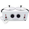 Double Wax Warmer, Professional Electric Wax Heater Machine for Hair Removal,Can Used to Make Chocolate and Candy DIY Kitchen Tools Dual Pot, 1KW Paraffin Hot Facial Skin SPA Equipment view 1