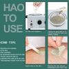 Double Wax Warmer, Professional Electric Wax Heater Machine for Hair Removal,Can Used to Make Chocolate and Candy DIY Kitchen Tools Dual Pot, 1KW Paraffin Hot Facial Skin SPA Equipment view 2