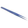 EDCWDTYYEC Tweezers Ultra Thin Tweezers Flying Wire Blue Stainless Steel Sharp Hardening Industrial Tweezers Hand Tools for Mobile Maintenance Tweezers view 3