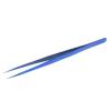 EDCWDTYYEC Tweezers Ultra Thin Tweezers Flying Wire Blue Stainless Steel Sharp Hardening Industrial Tweezers Hand Tools for Mobile Maintenance Tweezers view 4