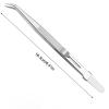 EDCWDTYYEC Tweezers Stainless Steel Anti-Static Tweezers with Sliding Lock Design Curved Tweezers for LaboratoryJewelry-Making Craft. Tweezers view 3