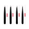 EDCWDTYYEC Eyebrow Tweezers Stainless Steel Eyebrow Tweezer Hair Pluckers Clip Eyebrow Trimmer Eyelash Extension Clip Makeup Beauty Repair for Eyebrow (Color : 03) Tweezers(3) view 2