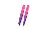 EDCWDTYYEC Eyebrow Tweezers 2pc Eyebrow Tweezer Stainless Steel Eye Brow Clips Makeup Tool Hair Beauty Slanted Puller (Color : 02) Tweezers(3) view 1