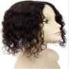 YAIRYANGTZE Mono Human Hair Topper Middle Part Curly Clip In Topper Hair Piece for Women with Thin Hair (Black,8") view 3